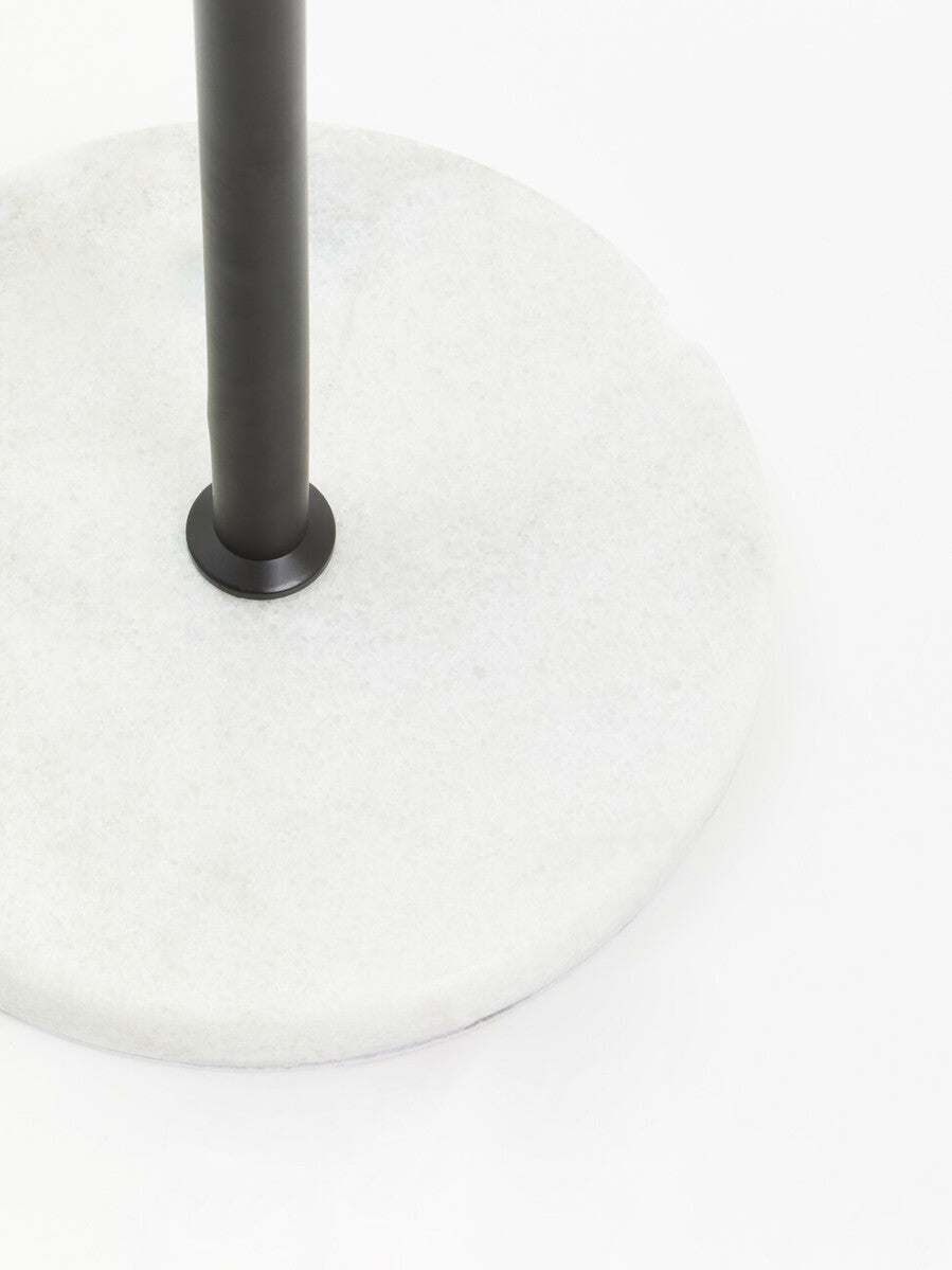 Black Finish Metal Floor Lamp