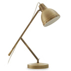 Adjustable Desk Lamp in Brass Finish