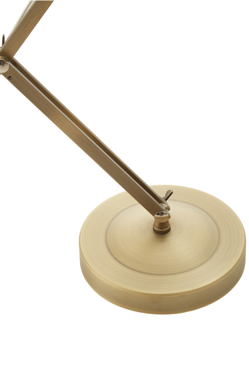 Adjustable Desk Lamp in Brass Finish