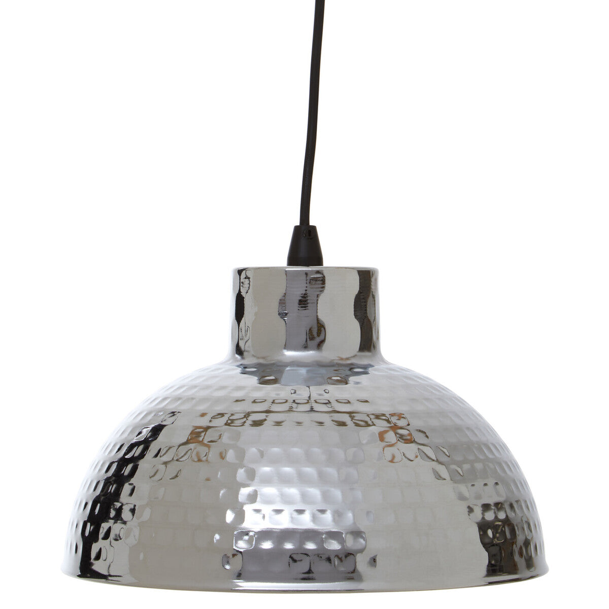 Chrome Finish Iron Pendant Light