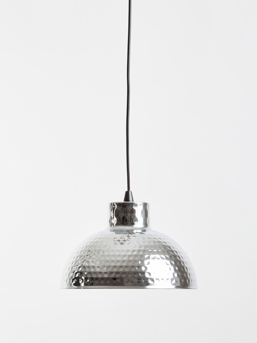 Chrome Finish Iron Pendant Light