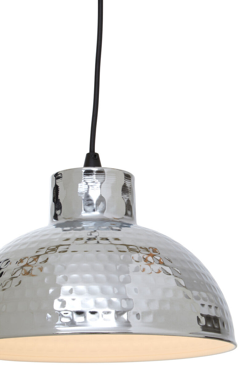 Chrome Finish Iron Pendant Light