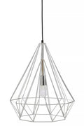 Chrome Conical Pendant Light