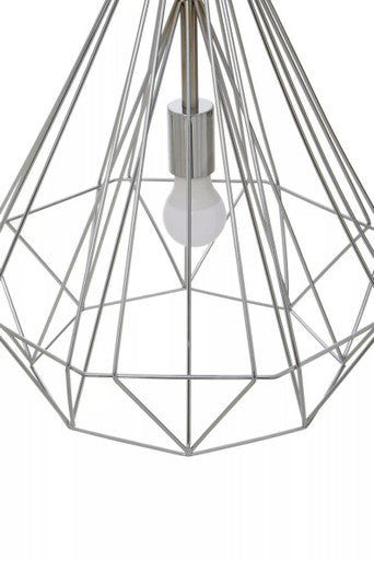 Chrome Conical Pendant Light
