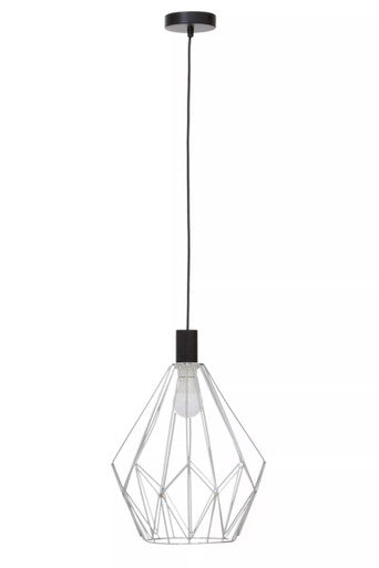 Chrome Gold Frame Pendant Light