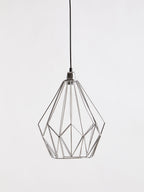 Chrome Gold Frame Pendant Light