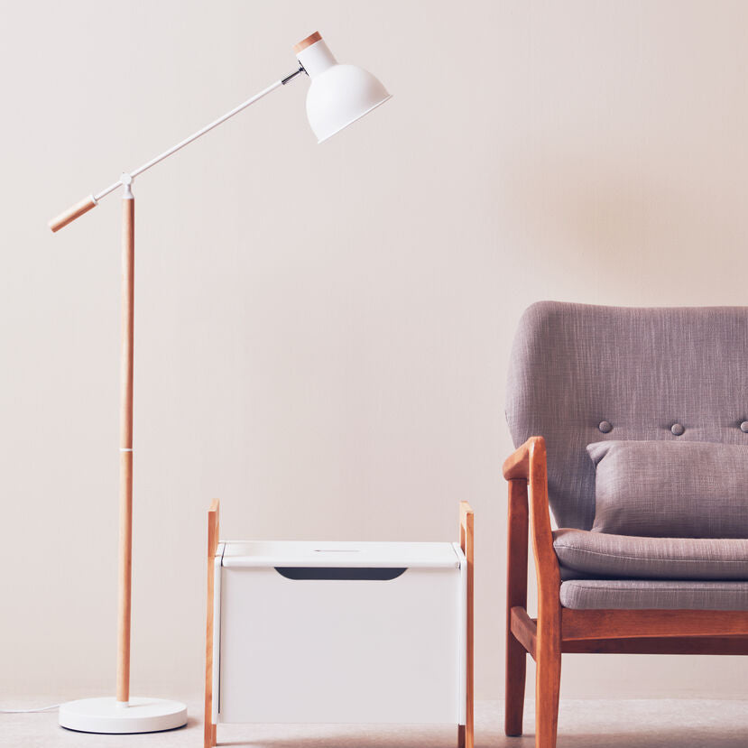 Matte White Floor Lamp