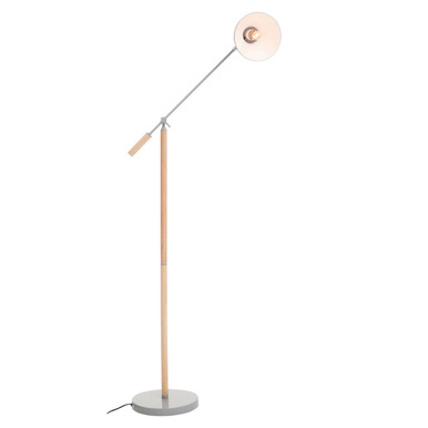 Matte Grey Floor Lamp