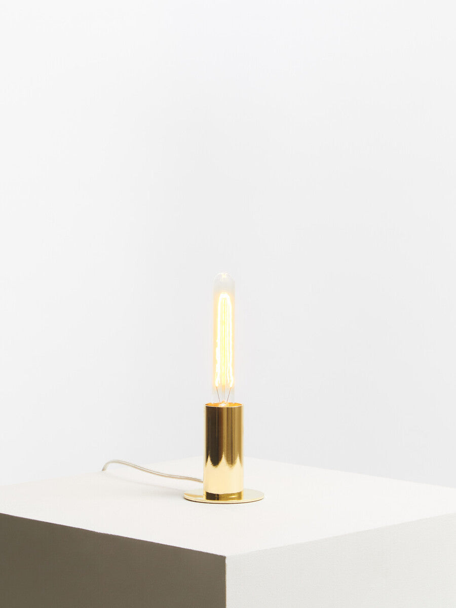 Shiny Brass Finish Table Lamp