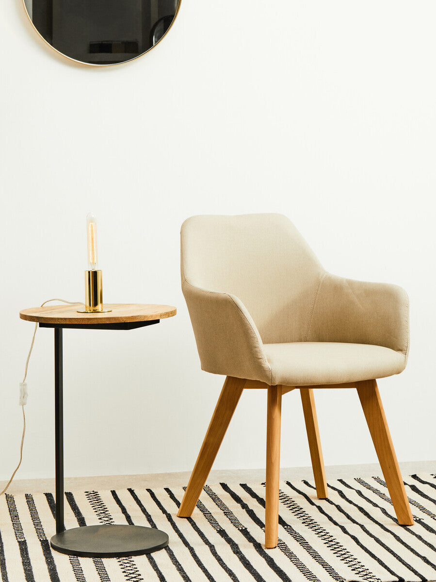 Shiny Brass Finish Table Lamp