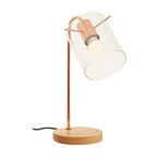 Shiny Copper Curved Table Lamp