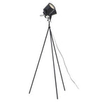 Two Spotlight Matte Black Tripod Floor Lamp