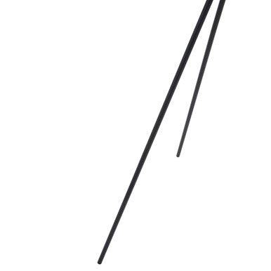 Two Spotlight Matte Black Tripod Floor Lamp