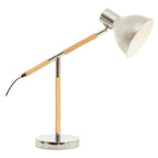 Adjustable Desk Lamp in Chrome Finish