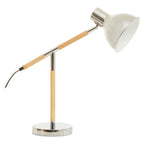 Adjustable Desk Lamp in Chrome Finish