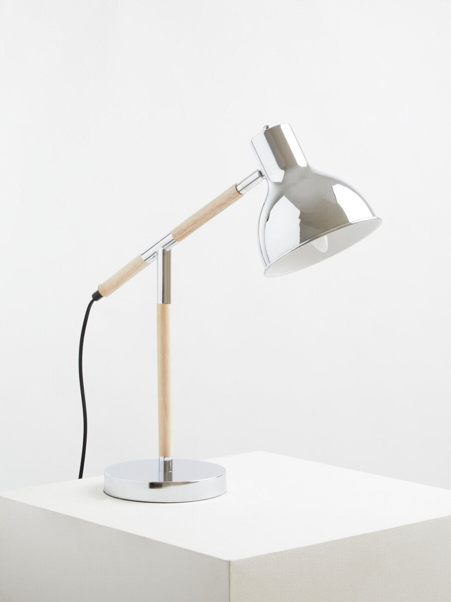 Adjustable Desk Lamp in Chrome Finish