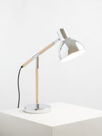 Adjustable Desk Lamp in Chrome Finish