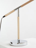 Adjustable Desk Lamp in Chrome Finish