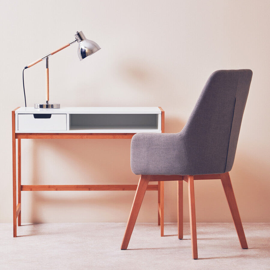 Adjustable Desk Lamp in Chrome Finish