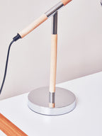 Adjustable Desk Lamp in Chrome Finish