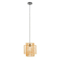 Natural Rattan Overlapping Pendant Lamp