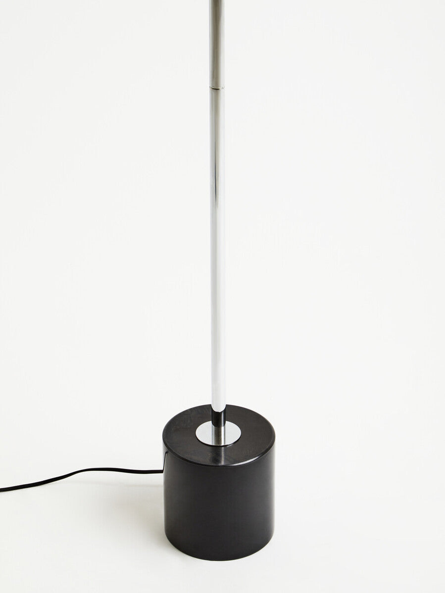 Silver Finish Metal Floor Lamp