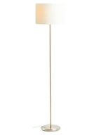 Cream Waffle Effect Shade Floor Lamp