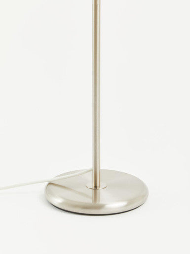 Cream Waffle Effect Shade Floor Lamp