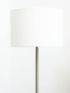Cream Waffle Effect Shade Floor Lamp