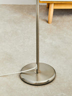 Cream Waffle Effect Shade Floor Lamp