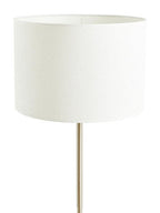 Cream Waffle Effect Shade Floor Lamp
