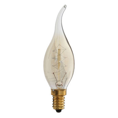 C35t E14 220v 40 Watt Bulb - 115mm