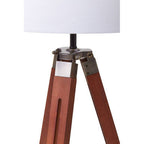 Tripod Floor Lamp with Brown Base