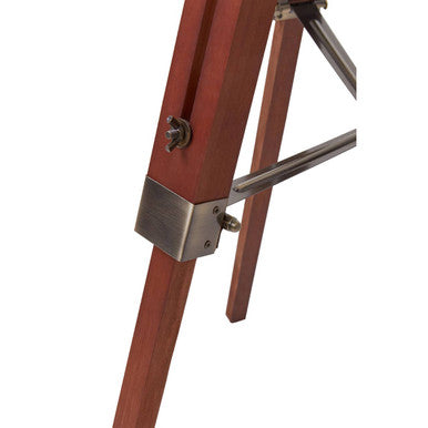 Tripod Floor Lamp with Brown Base
