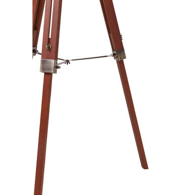 Tripod Floor Lamp with Brown Base