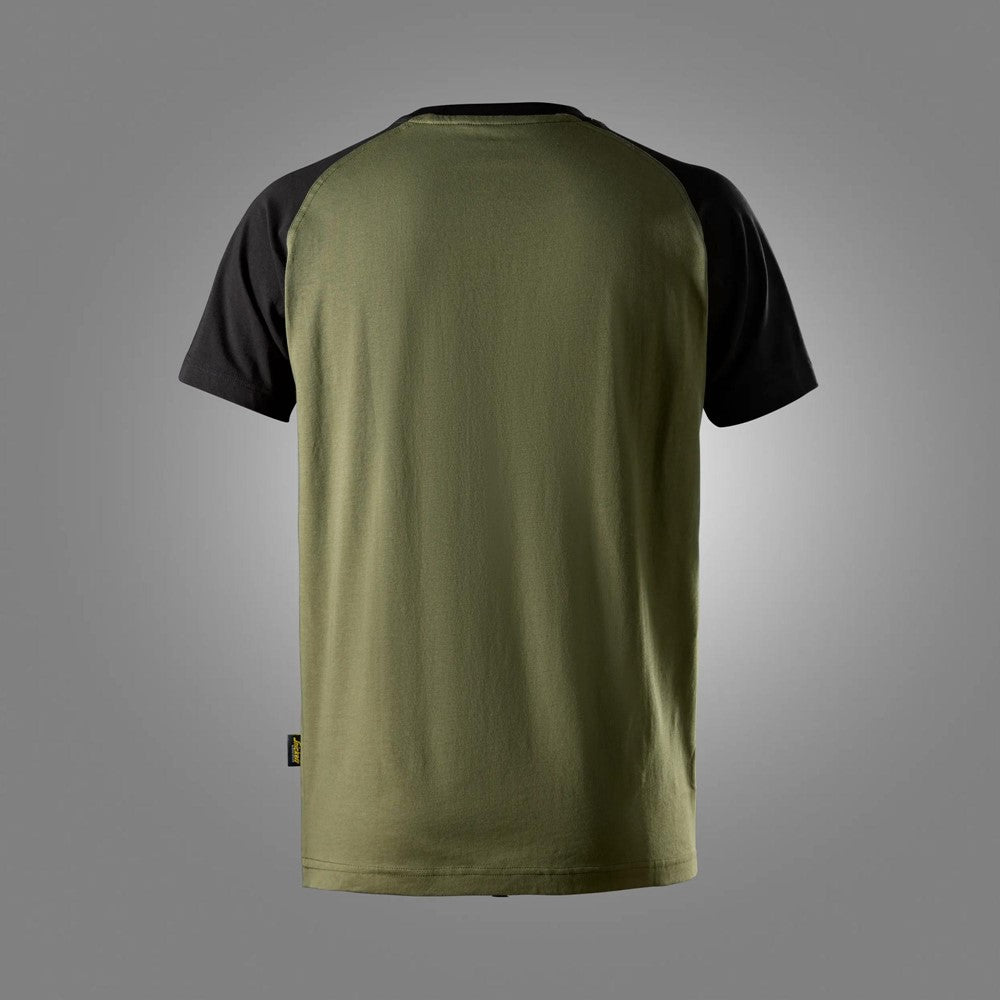 Snickers 2550 Two-Coloured Short Sleeve Cotton T-Shirt