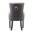 LUX Velvet Dining Chair (with armrests)