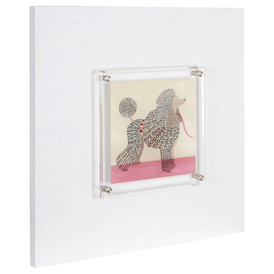 Framed Poodle Wall Art