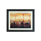 Framed Winery Terrace Wall Art