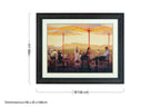 Framed Winery Terrace Wall Art