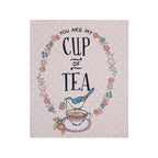 Cup of Tea Wall Plaque