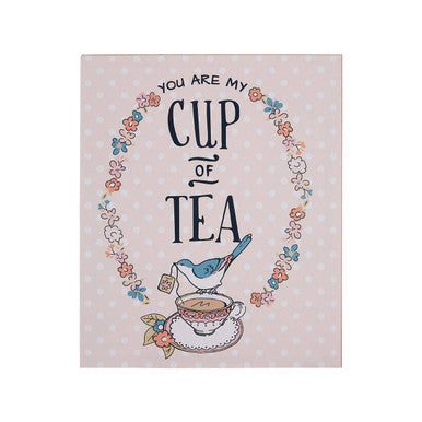 Cup of Tea Wall Plaque