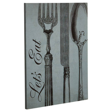 Lets Eat Wall Plaque