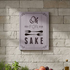Oh for Fork Sake Wall Plaque