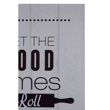 Let the Good Times Roll Wall Plaque