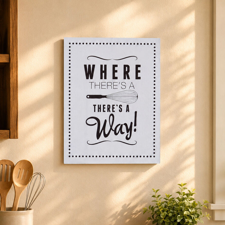 Where There's a Whisk Wall Plaque