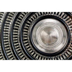 Framed Silver Disc Wall Art
