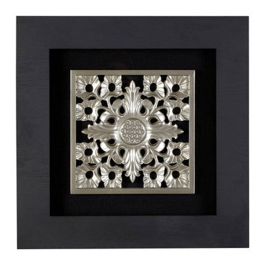 Framed Filigree Carving Wall Art