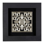 Framed Filigree Carving Wall Art