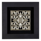 Framed Filigree Carving Wall Art